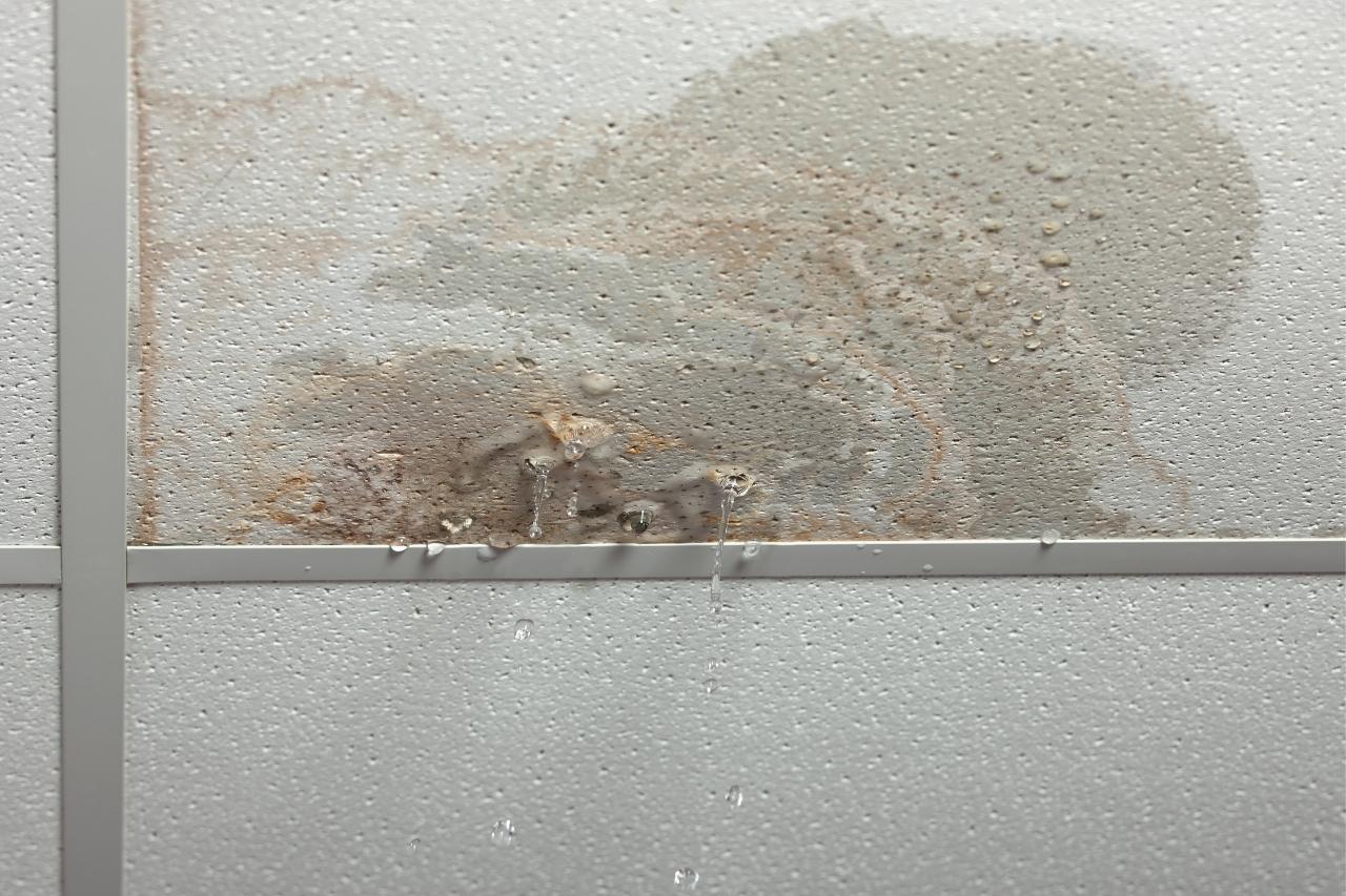 ceiling leaking